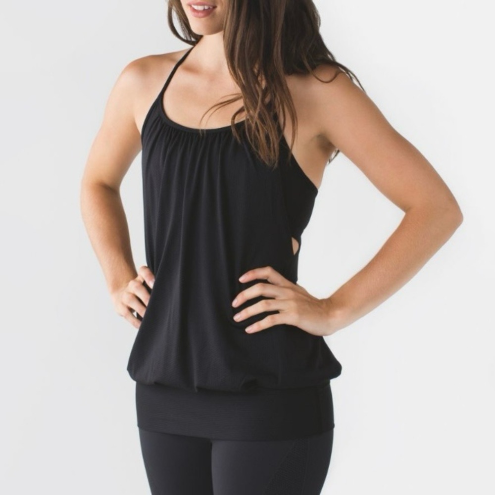 Black Halter Tank Top for Women
